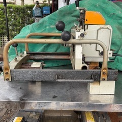 RYOBI リョービ　DR-100A 大入レ加工機 100v 電動工具　穴あけ　木材　加工　卓上の画像