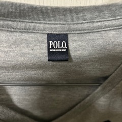 #POLO RALPH LAUREN Vネック #Tシャツ グレー ポニー刺繍の画像