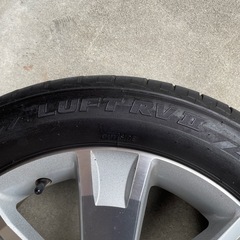 三菱純正　デリカD5     CV1Wシャモニー　18インチ　タイヤ　アルミホイール　４本の画像