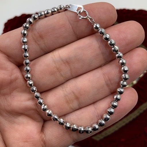 Pt850 ミラーボール　ブレスレット　10.1g 約18cm