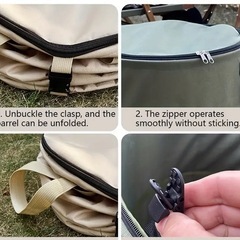 ポップアップ　トラッシュボックス　ゴミ箱　ダストボックス　キャンプ　アウトドアの画像