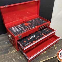 【久留米】【引き取り限定】【中古品】ASTRO PRODUCTS アストロプロダクツ TS194 ツールボックス 73点セット W540×D240×H260mm(ハンドル、バックル含む) ※モンキーレンチ200mm欠品 ※超美品！の画像