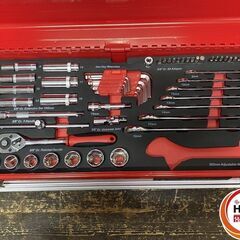 【久留米】【引き取り限定】【中古品】ASTRO PRODUCTS アストロプロダクツ TS194 ツールボックス 73点セット W540×D240×H260mm(ハンドル、バックル含む) ※モンキーレンチ200mm欠品 ※超美品！の画像