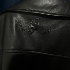 Chillfarオーバーサイズフェイクレザージャケットの画像