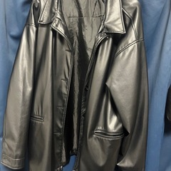 Chillfarオーバーサイズフェイクレザージャケットの画像