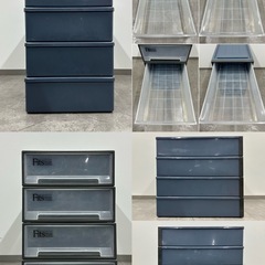 SNT1230 TENMA 天馬 Fitsケース　7個セット まとめ売り 収納 衣類 衣装ケース チェスト 引き出しの画像