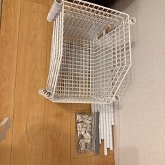 5段 収納かごラックの画像