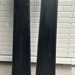 スキー板 調整ビンディング ストック付 スキー3点セットの画像