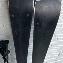 スキー板 調整ビンディング ストック付 スキー3点セットの画像