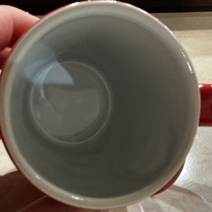 かわいい💕おしゃれ🌷マグカップハート型❤️デザートカップ•ケーキカップ🍰陶器赤•白の画像