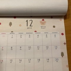 壁掛けカレンダーの画像