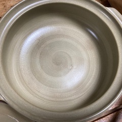 【無料】美品　お鍋と大きなレンゲのセット の画像