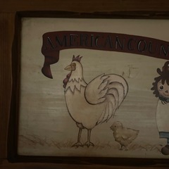 アメリカン 壁掛けの画像