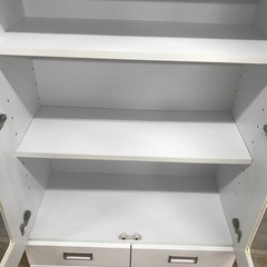 ジャングルジャングル貝塚店　食器棚　収納棚　ホワイト　収納力抜群　貝塚市　二色浜　リサイクルショップの画像