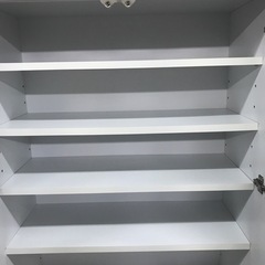 ジャングルジャングル貝塚店　食器棚　収納棚　ホワイト　収納力抜群　貝塚市　二色浜　リサイクルショップの画像