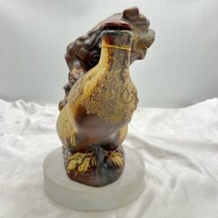 【❗️✨インテリアにもおすすめ✨❗️】シーサー陶器酒器（現状品）🔥縁起物／沖縄伝統工芸／飾り壺の画像