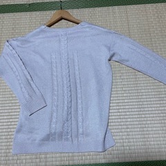 COMFO-STRAINラメ入りＶネックニットの画像