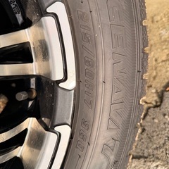 スタッドレスタイヤ　アルミホイール付き　キャラバン【11/17までの引取で-2000円)】の画像