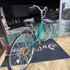 0612 サイモト ALLGRESSE 自転車 26型 GREENの画像