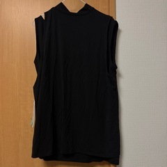 Tencel 肩出し2枚重ねトップス 新品タグ付きの画像