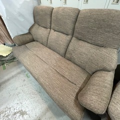 4人がけ ソファ セット ダイニング 生活家具 椅子 チェア ベージュ 背もたれ高め 1113-014の画像