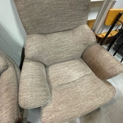 4人がけ ソファ セット ダイニング 生活家具 椅子 チェア ベージュ 背もたれ高め 1113-014の画像