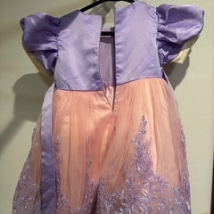 ラプンツェル　風　ドレス　2〜3歳の画像