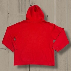 ✨希少・人気✨ STUSSY Sロゴ刺繍パーカー 赤 Lサイズの画像