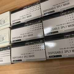 新品 不織布マスク フリーサイズ　50枚入×9箱の画像