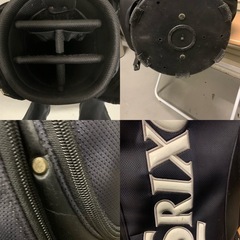 スリクソン　キャディバッグ　黒の画像