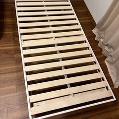 【引取り限定】セット販売　シングルベッドフレーム　マットレスの画像