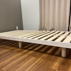 【引取り限定】セット販売　シングルベッドフレーム　マットレスの画像
