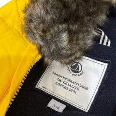 【美品】プチバトー　ベビー アウター　ダウンの画像