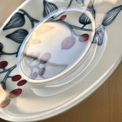 アラビア　ルノ　フロストベリー　プレート　11.5cm　150周年ロゴ　入手困難の画像