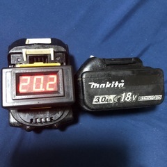 ④マキタ18v純正バッテリーBL1830B、中古美品、２個の画像