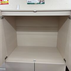 【ジモティー割あり】【ジャングル守口店】収納棚　ベージュの画像