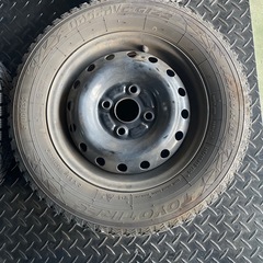 スタッドレス鉄ホイールセット　ダイハツ　145/80R13の画像