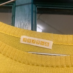 メリノウール 黄色 Lくらい　の画像