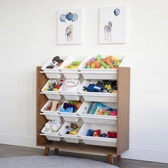 新品未使用　ハンブルクルー　おもちゃ収納の画像