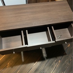 キッチンカウンター キャビネット キャスター 鍵 付き【美品】の画像