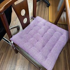 【ジモティー割あり】【ジャングル守口店】テーブルセット　ブラウンの画像