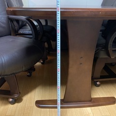 ダイニングテーブル椅子4きゃく4脚の画像