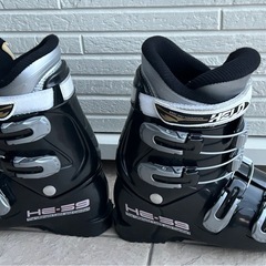 スキーブーツ 26〜26.5cm 日本製 ブラック 4バックルブーツケース付の画像