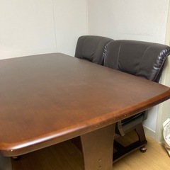 ダイニングテーブル椅子4きゃく4脚の画像