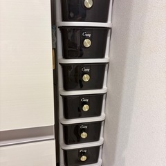 レターケース 引き出し キッチン用また文具入れ　キャスター付きの画像