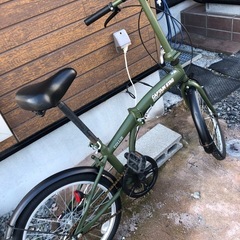 折りたたみ自転車の画像