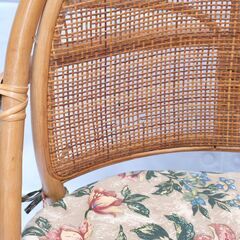 ラタン 籐 回転座椅子 B 藤の画像