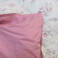 羽毛布団　ダウン　シングル　薄手タイプ　自宅で洗濯できる♡  シングル　ピンク系の画像