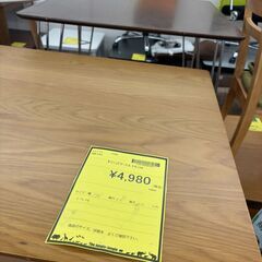 【ジモティー割あり】【ジャングル守口店】ダイニングテーブル　ナチュラルの画像