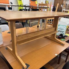【ジモティー割あり】【ジャングル守口店】ダイニングテーブル　ナチュラルの画像